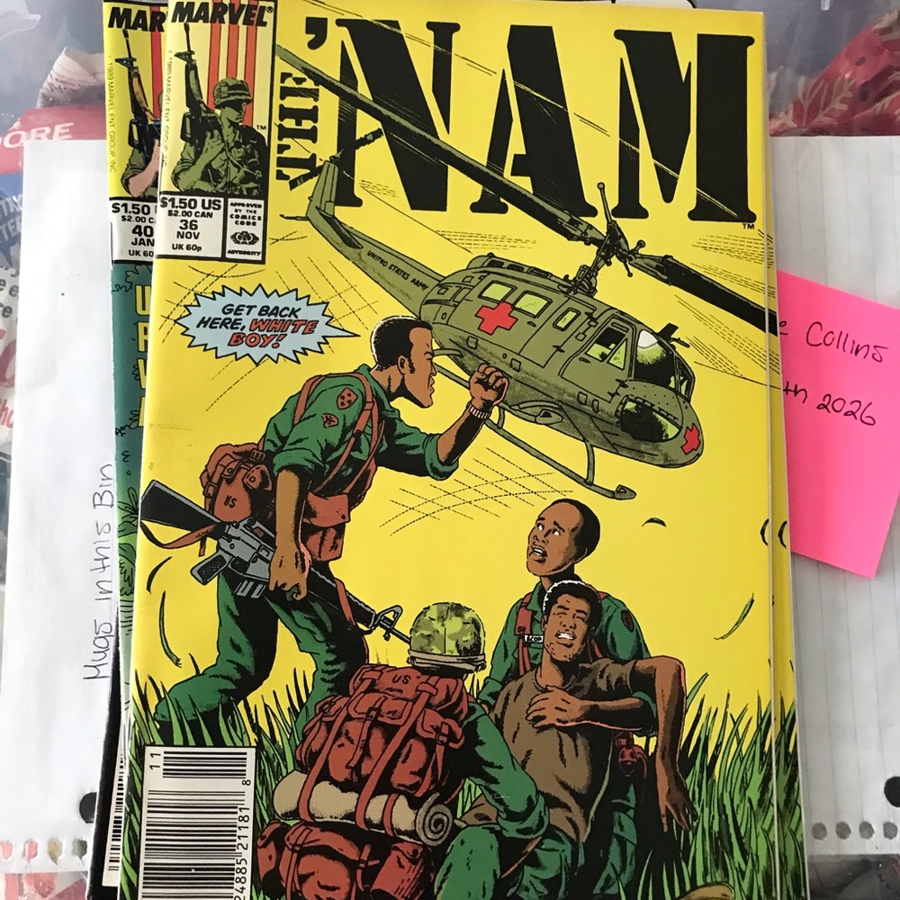 The 'Nam #36 Marvel Comics Comic Book - Yellow Cover